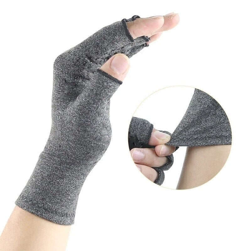 2-Pairs: Rheumatoid Arthritis Magnetic Compression Gloves Image 3