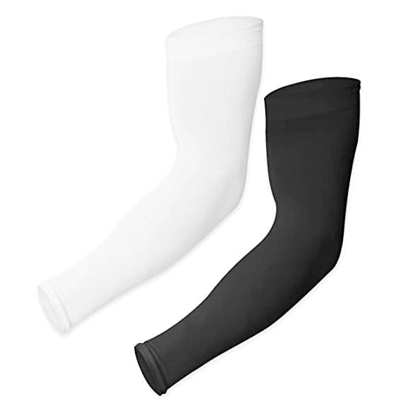 2-Pairs: UV Sun Protection Compression Arm Sleeves Image 2