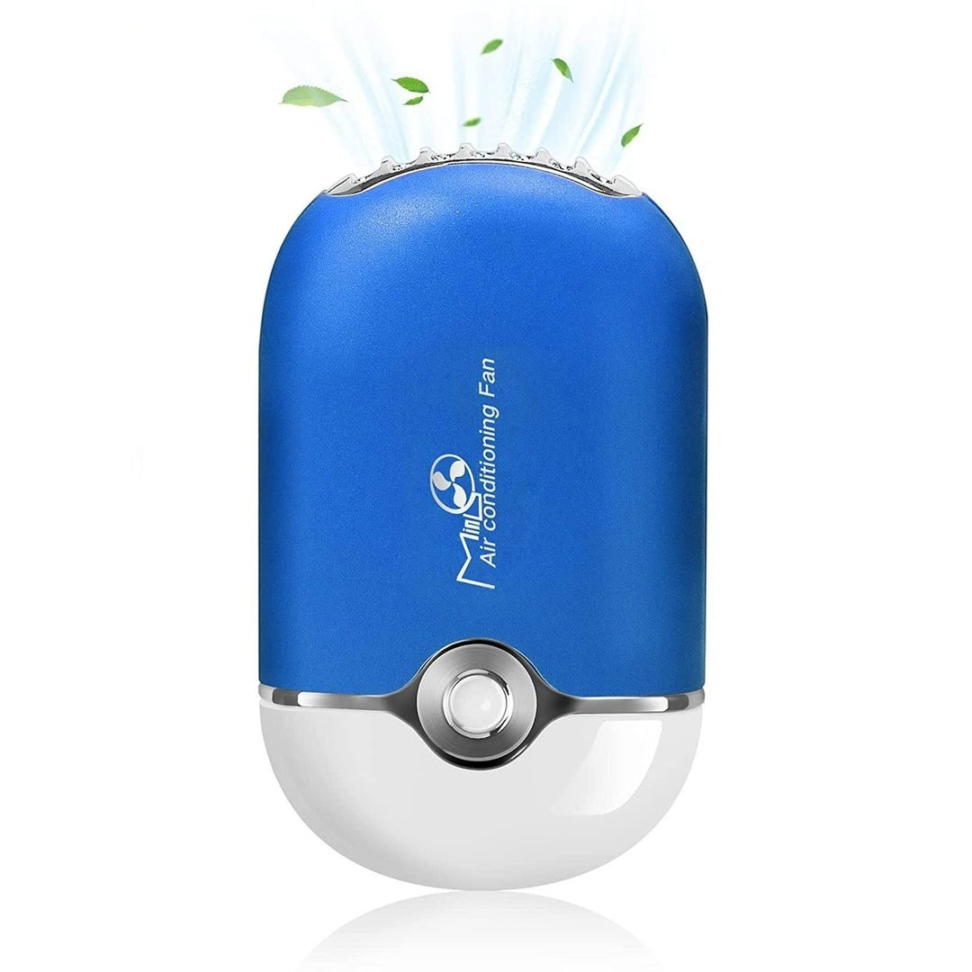 2-Piece: Rechargeable Handheld Mini Eyelash Fan Image 2