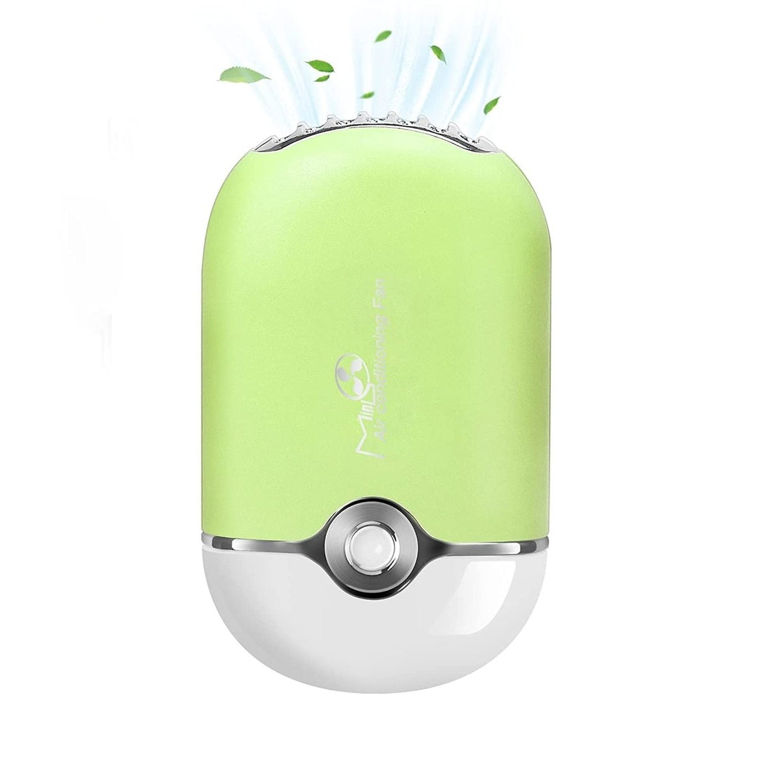 2-Piece: Rechargeable Handheld Mini Eyelash Fan Image 3