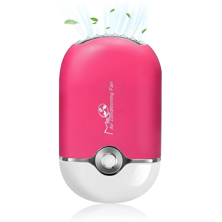 2-Piece: Rechargeable Handheld Mini Eyelash Fan Image 4