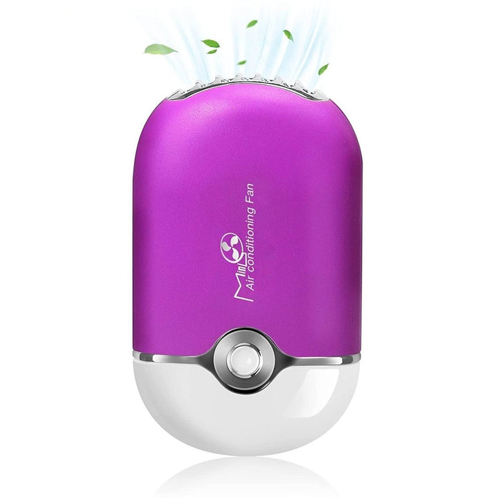 2-Piece: Rechargeable Handheld Mini Eyelash Fan Image 6