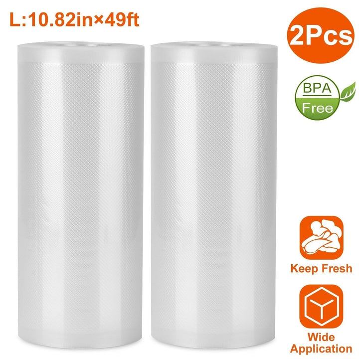 2-Piece: Vacuum Sealer Bag Rolls Image 4