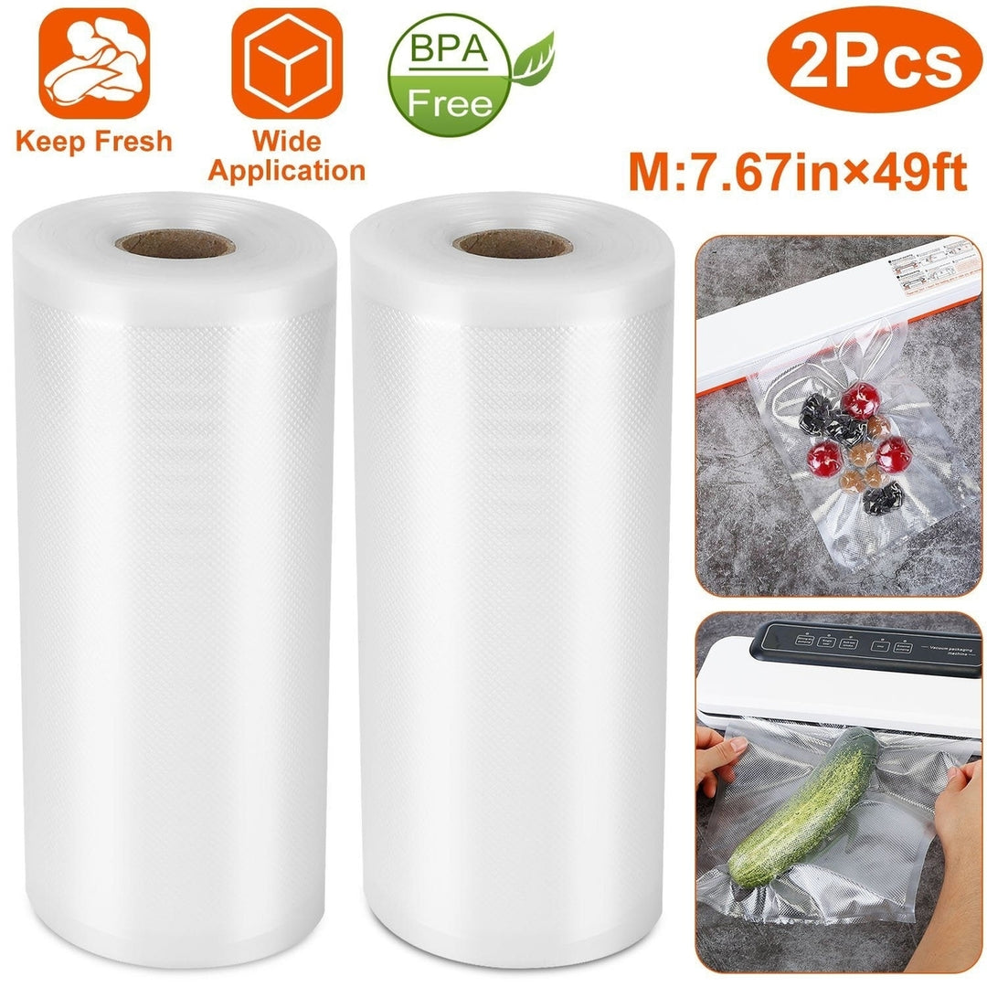 2-Piece: Vacuum Sealer Bag Rolls Image 8