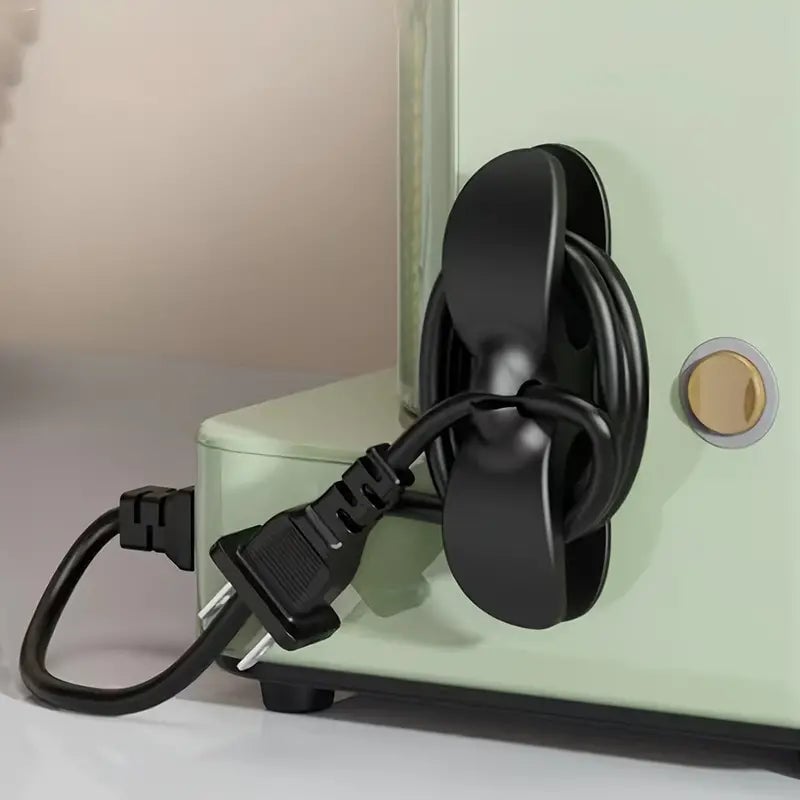 2-Piece: Wire Cord Organizer Holder Image 9