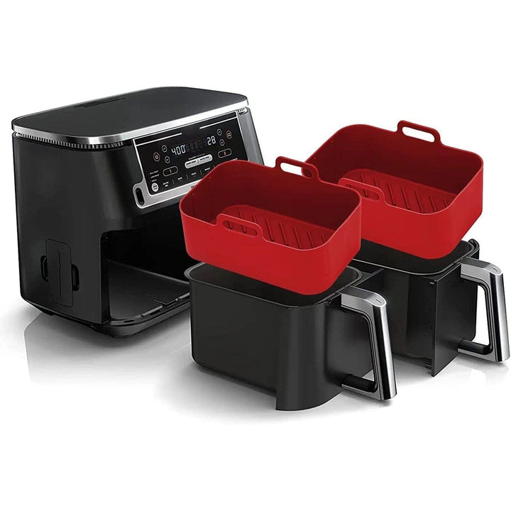 2-Piece: Air Fryer Silicone Pot Image 1