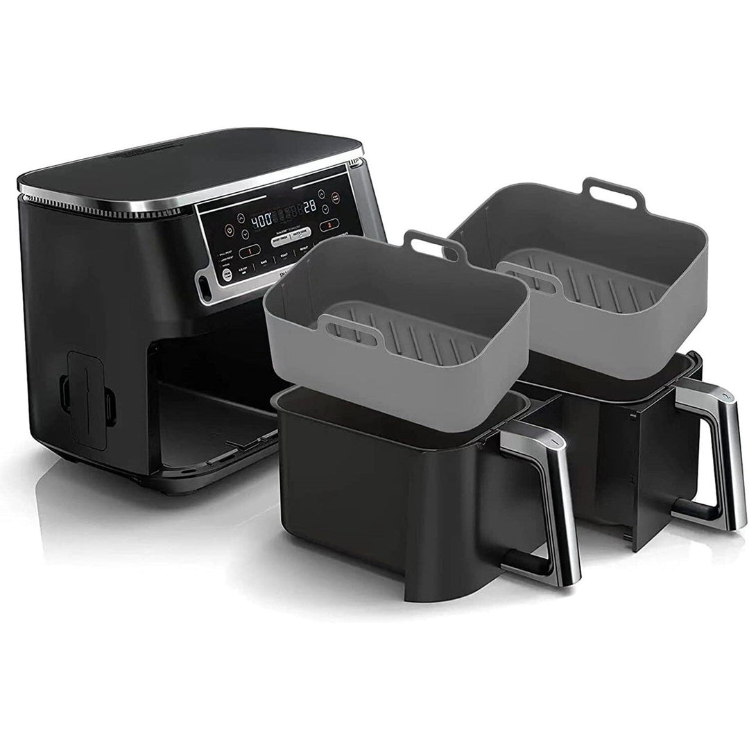 2-Piece: Air Fryer Silicone Pot Image 1