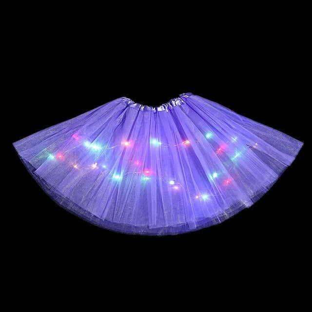 2-Piece: Girls Skirt with LED Lights Image 1