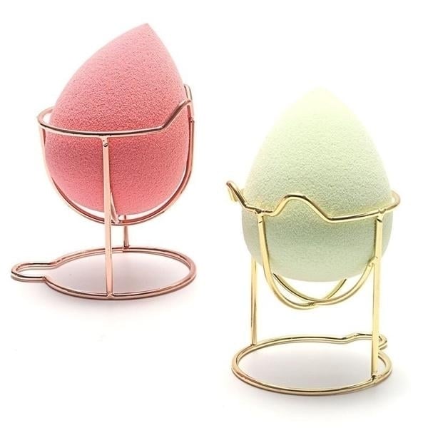 2-Piece: Makeup Blender Puff Holder Image 1