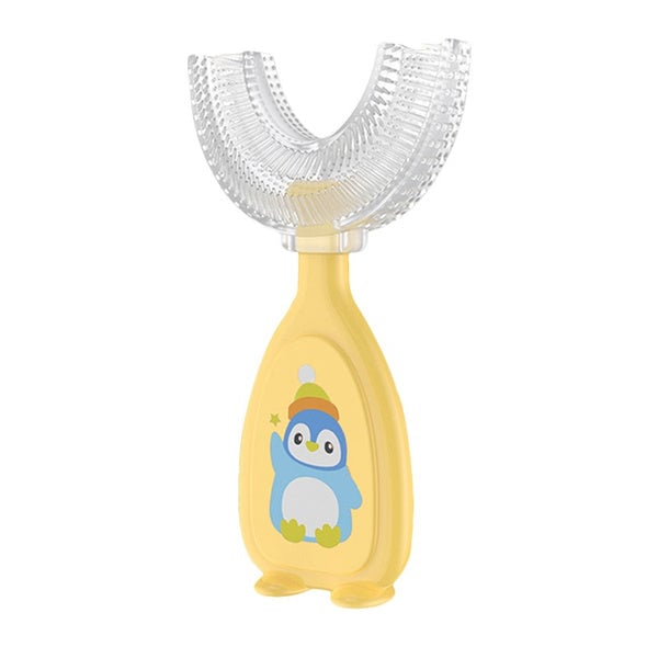 2-Piece: Manual Childrens U-Shaped Toothbrush Image 3