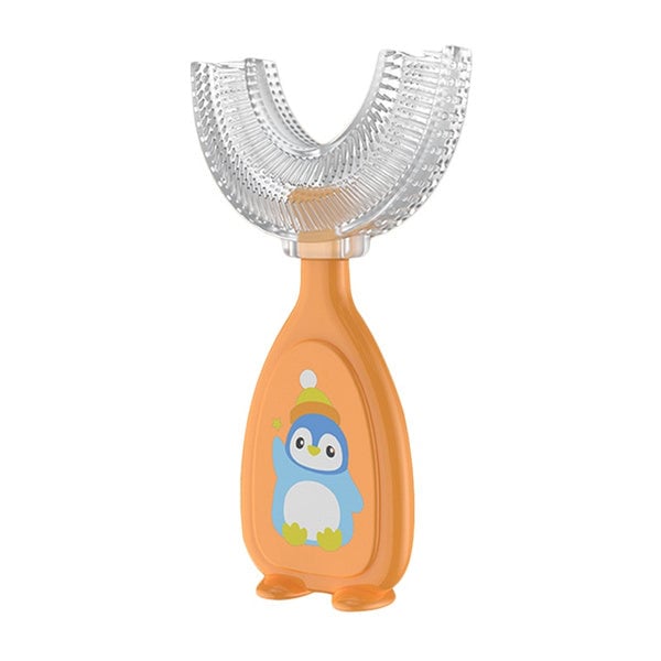 2-Piece: Manual Childrens U-Shaped Toothbrush Image 4