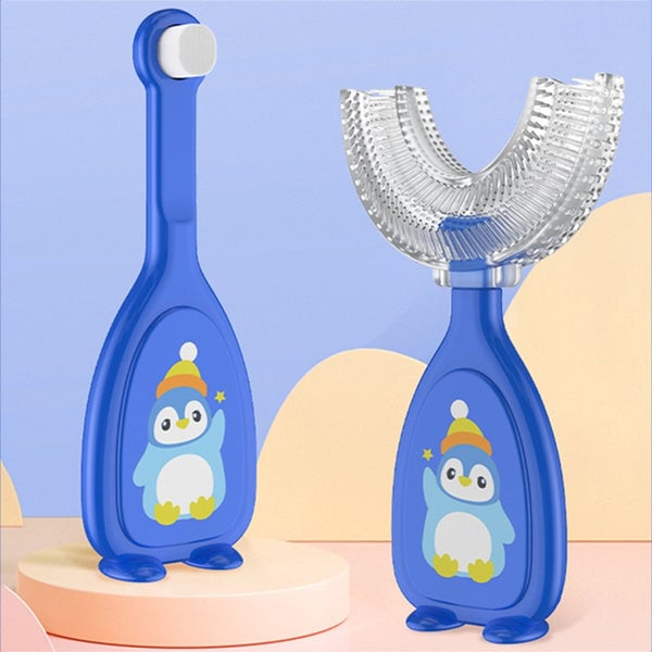 2-Piece: Manual Childrens U-Shaped Toothbrush Image 6