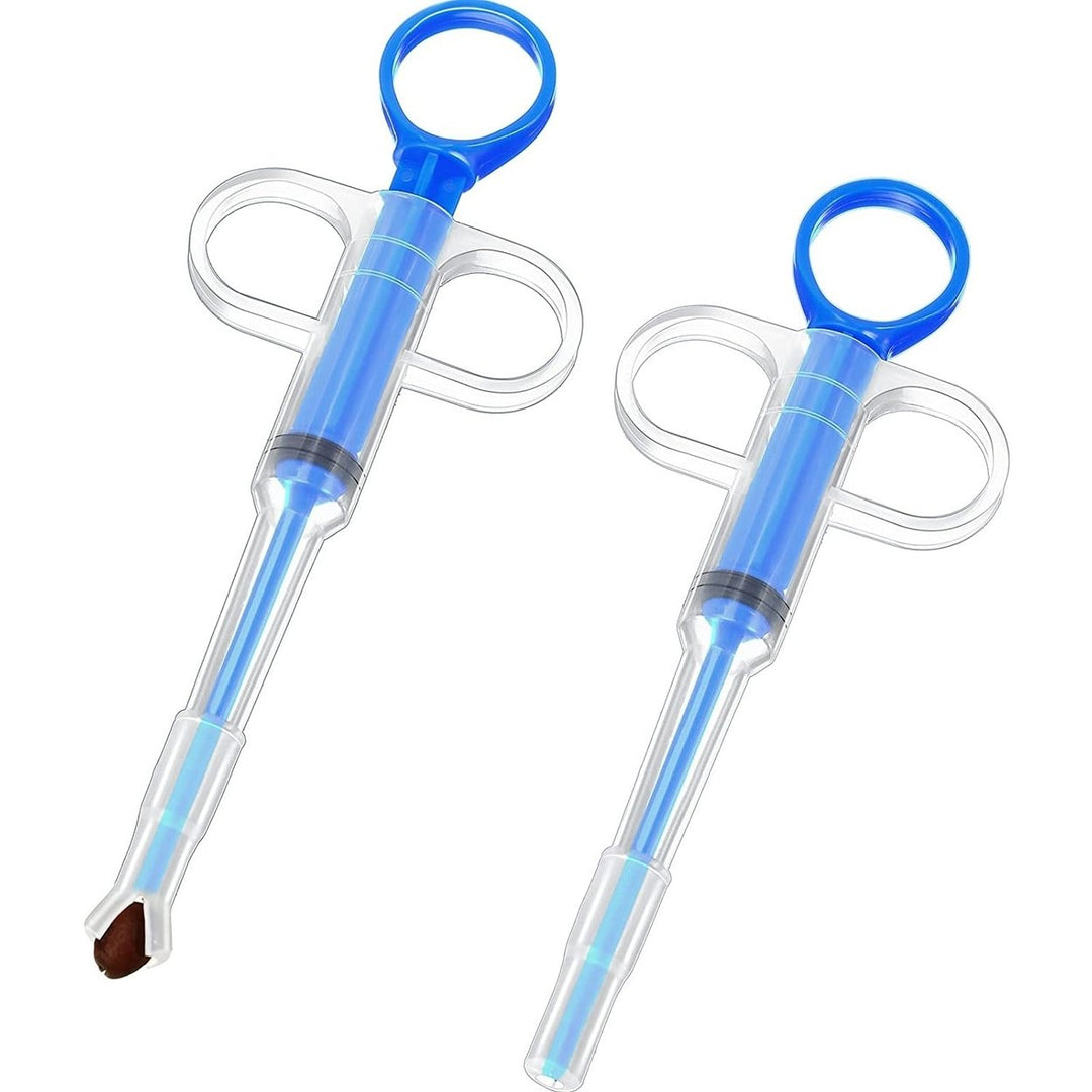 2-Piece: Pet Tablet Syringe Pusher Image 1