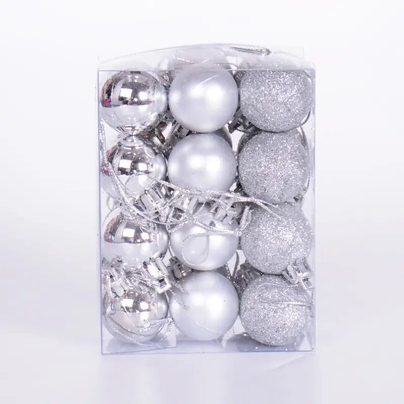 24-Pieces: Sparkling Christmas Balls Image 1