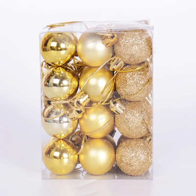 24-Pieces: Sparkling Christmas Balls Image 10