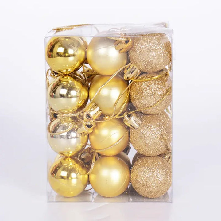 24-Pieces: Sparkling Christmas Balls Image 1