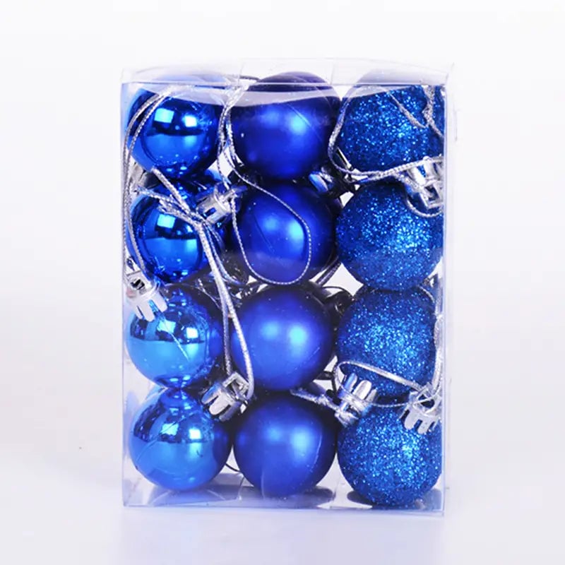 24-Pieces: Sparkling Christmas Balls Image 11