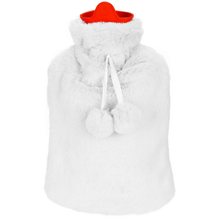 2L Hot Water Bottle with Plush Cover Image 2