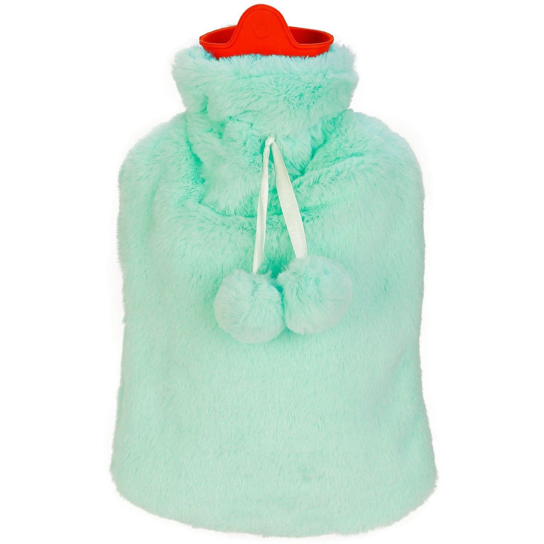 2L Hot Water Bottle with Plush Cover Image 6