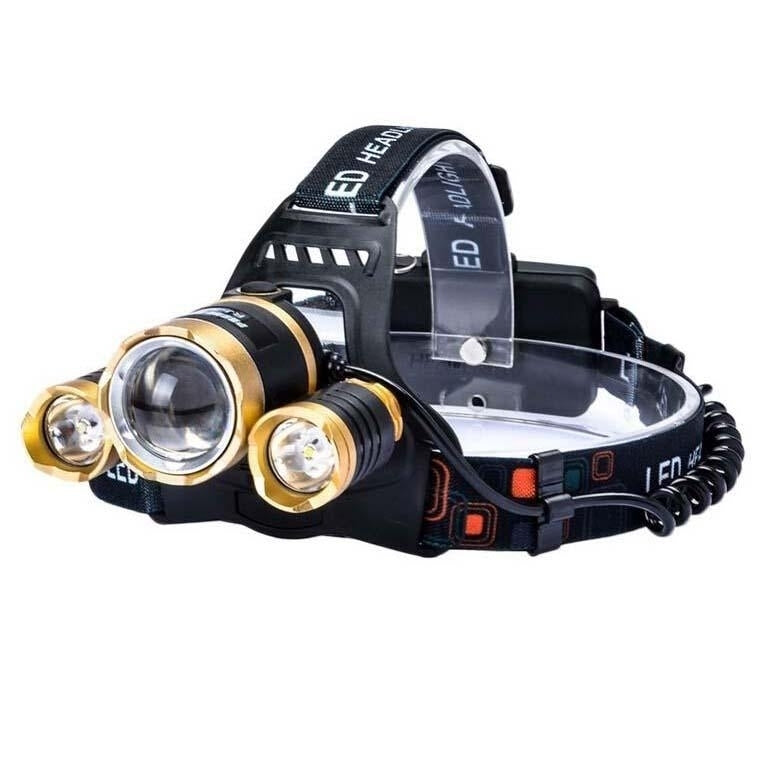 3 LED XM-L T6 Waterproof Headlamp LED Torch Flashlight Image 2