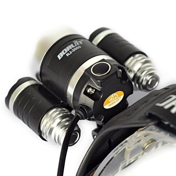 3 LED XM-L T6 Waterproof Headlamp LED Torch Flashlight Image 4