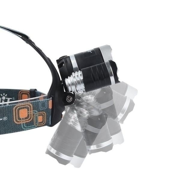 3 LED XM-L T6 Waterproof Headlamp LED Torch Flashlight Image 6