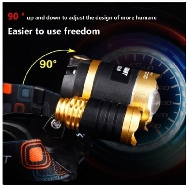 3 LED XM-L T6 Waterproof Headlamp LED Torch Flashlight Image 10