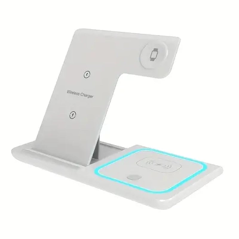 3-in-1 Folding Fast Wireless Charger Station Image 2