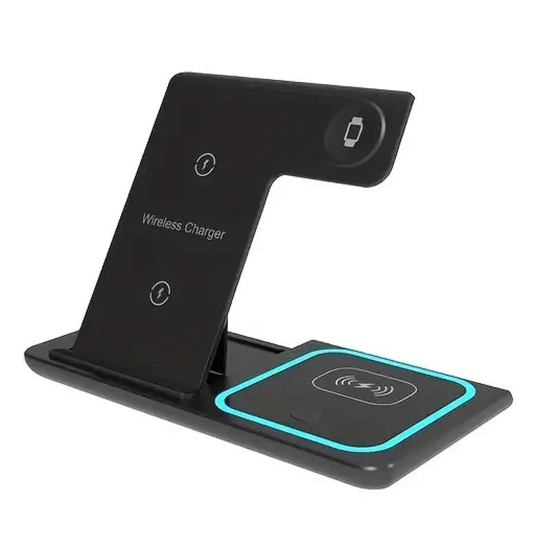 3-in-1 Folding Fast Wireless Charger Station Image 3