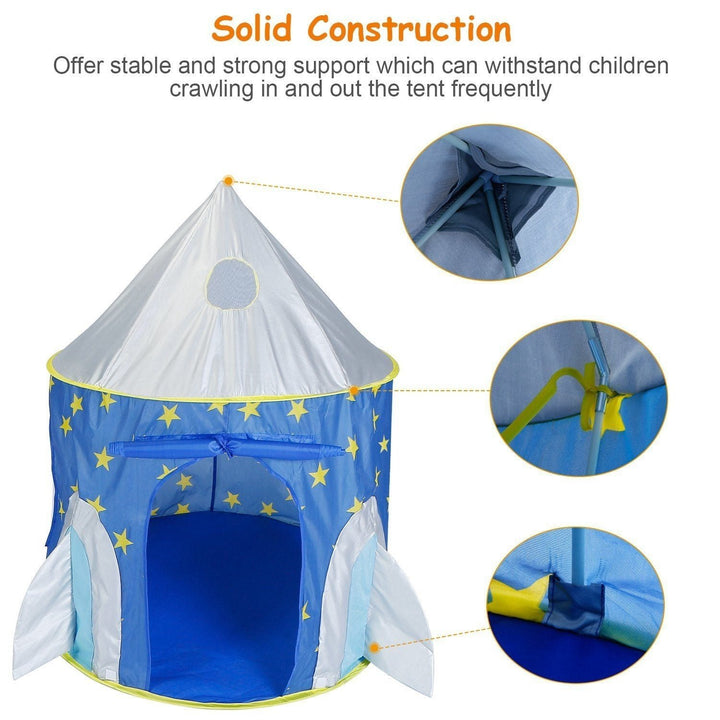 3-in-1 Kids Play Tent Ball Pit Set Image 4