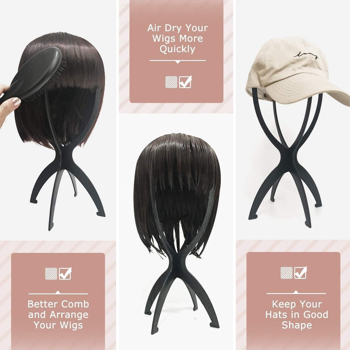 3-Pack: Dreamlover Wig Head Stands for Wigs Image 4