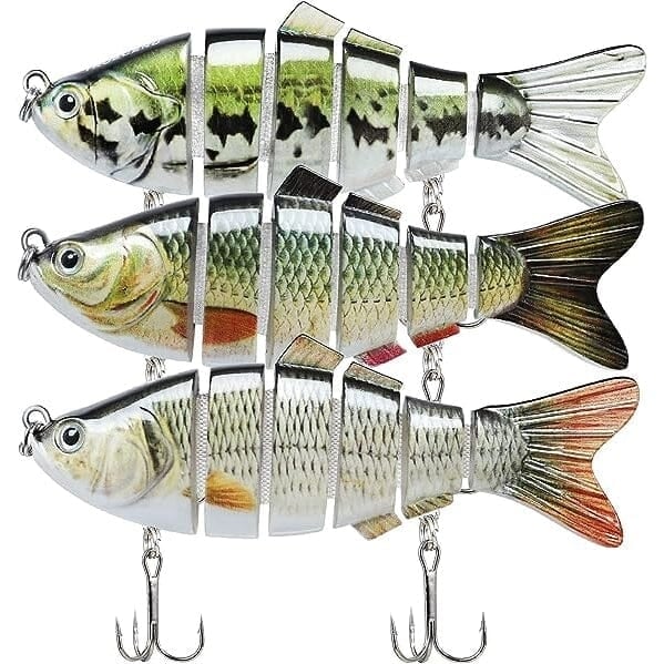 3-Pack: Fishing Lures for Bass Trout Image 1