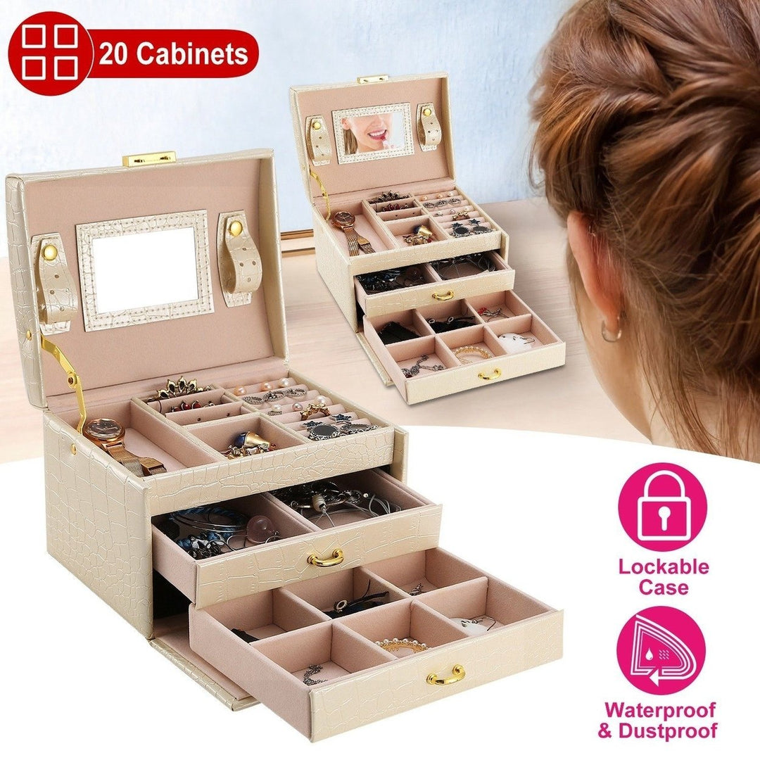 3-Layer Jewelry Case Organizer Image 10