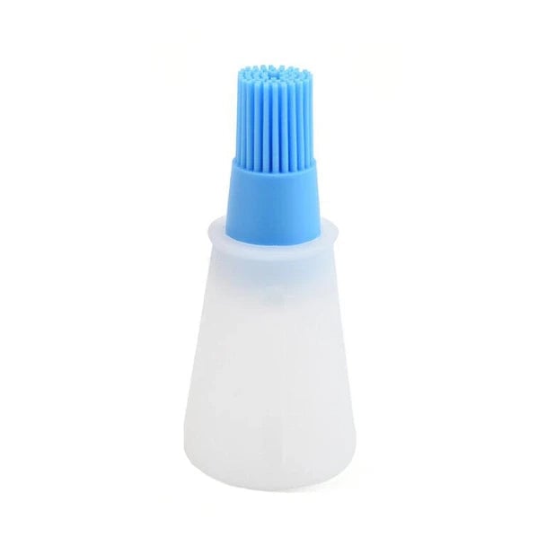 3-Pack: 2.2oz Silicone BBQ Oil Bottle Brush with Flat-Bottom Design Image 4