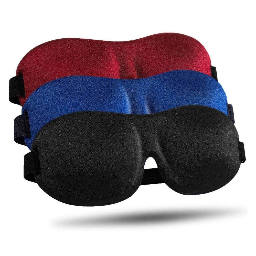 3-Pack: Blackout Eye Mask with Adjustable Strap Image 2