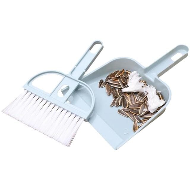 2-Piece Set: Mini Cleaning Dustpan And Brush Set Image 3