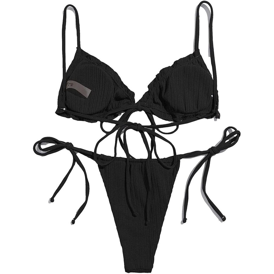 2-Piece Set: Thong Brazilian Bikini Swimsuit Image 1