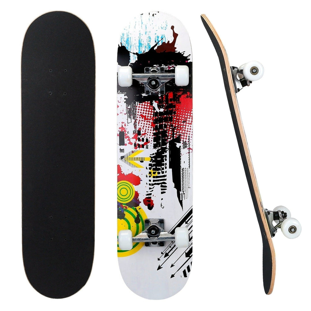 31x8in 9 Layers Maple Concave Skateboard Image 4