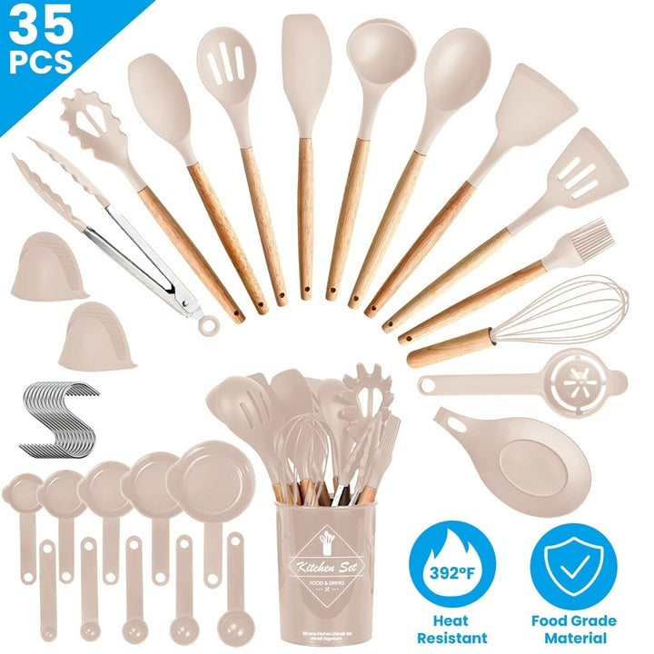 35-Pieces: Kitchen Cooking Utensils Set Image 6