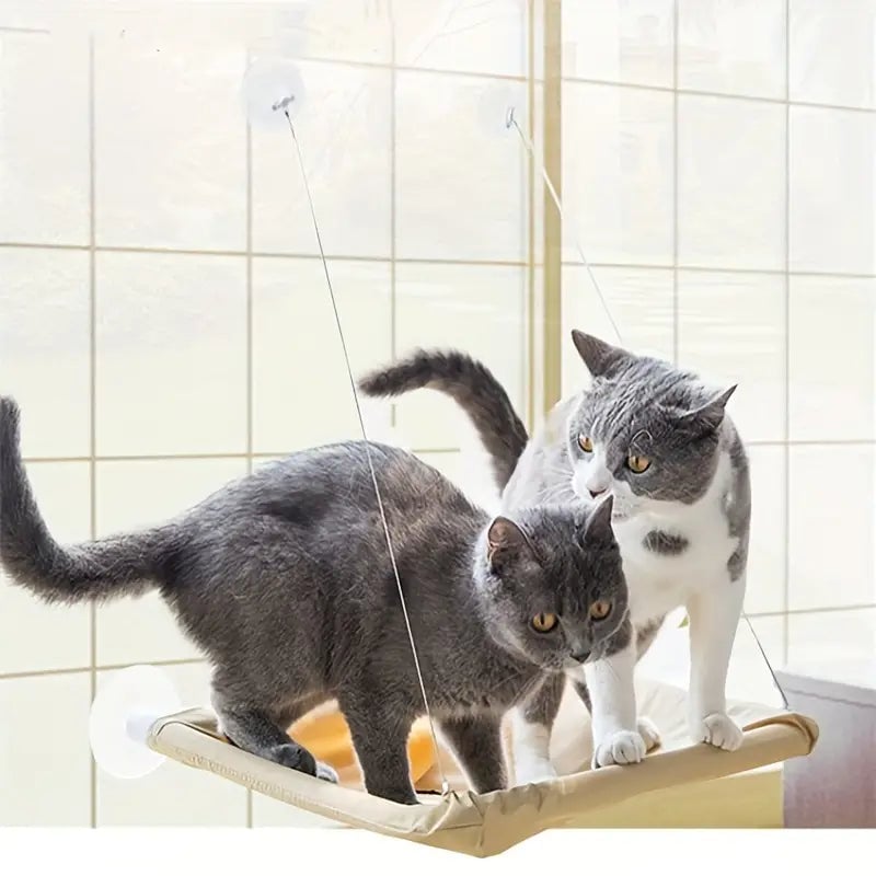 360  Cat Window Hammock: A Space-Saving Sunny Seat for Indoor Cats! Image 4