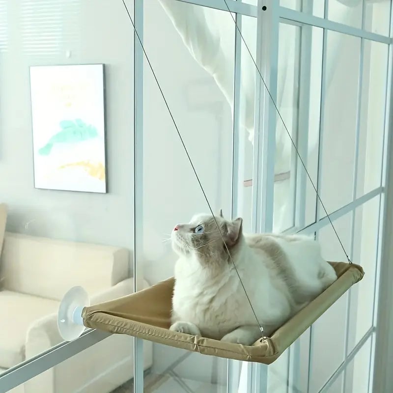 360  Cat Window Hammock: A Space-Saving Sunny Seat for Indoor Cats! Image 6