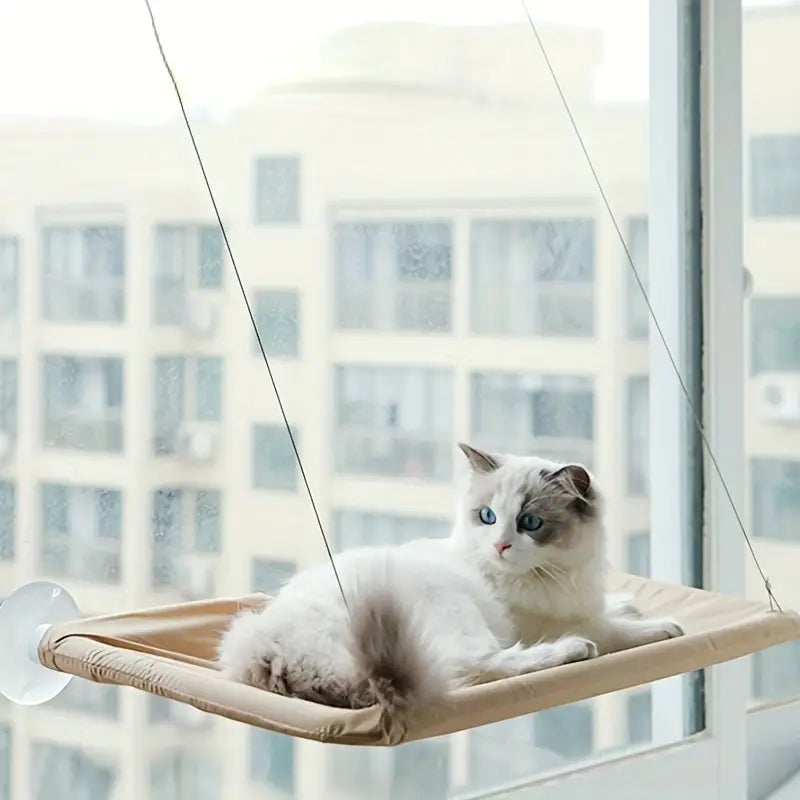 360  Cat Window Hammock: A Space-Saving Sunny Seat for Indoor Cats! Image 7