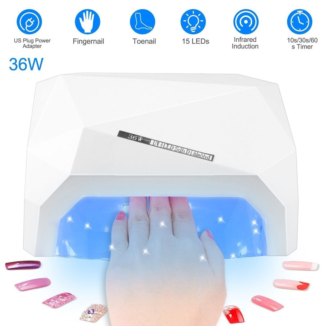 36W UV LED Lamp Nail Polish Dryer Image 12