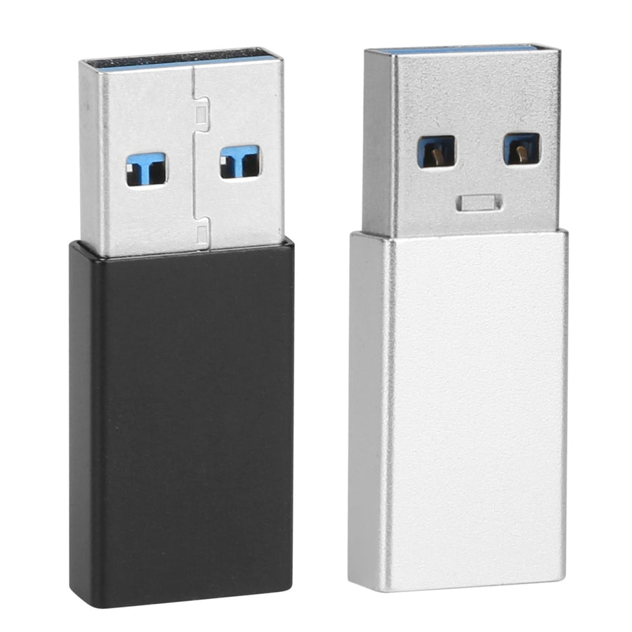 3-Packs: USB Type-C Male to USB A 3.0 OTG Male Port Converter Image 1