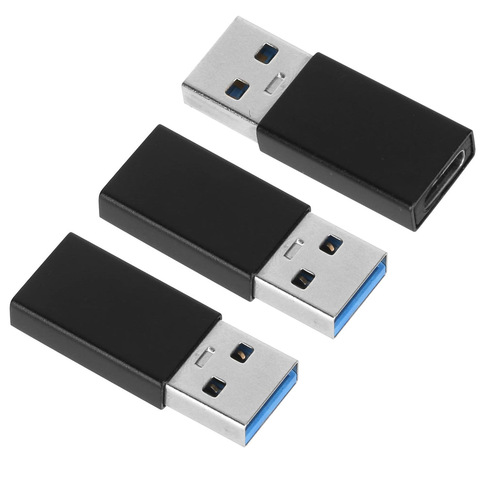 3-Packs: USB Type-C Male to USB A 3.0 OTG Male Port Converter Image 2