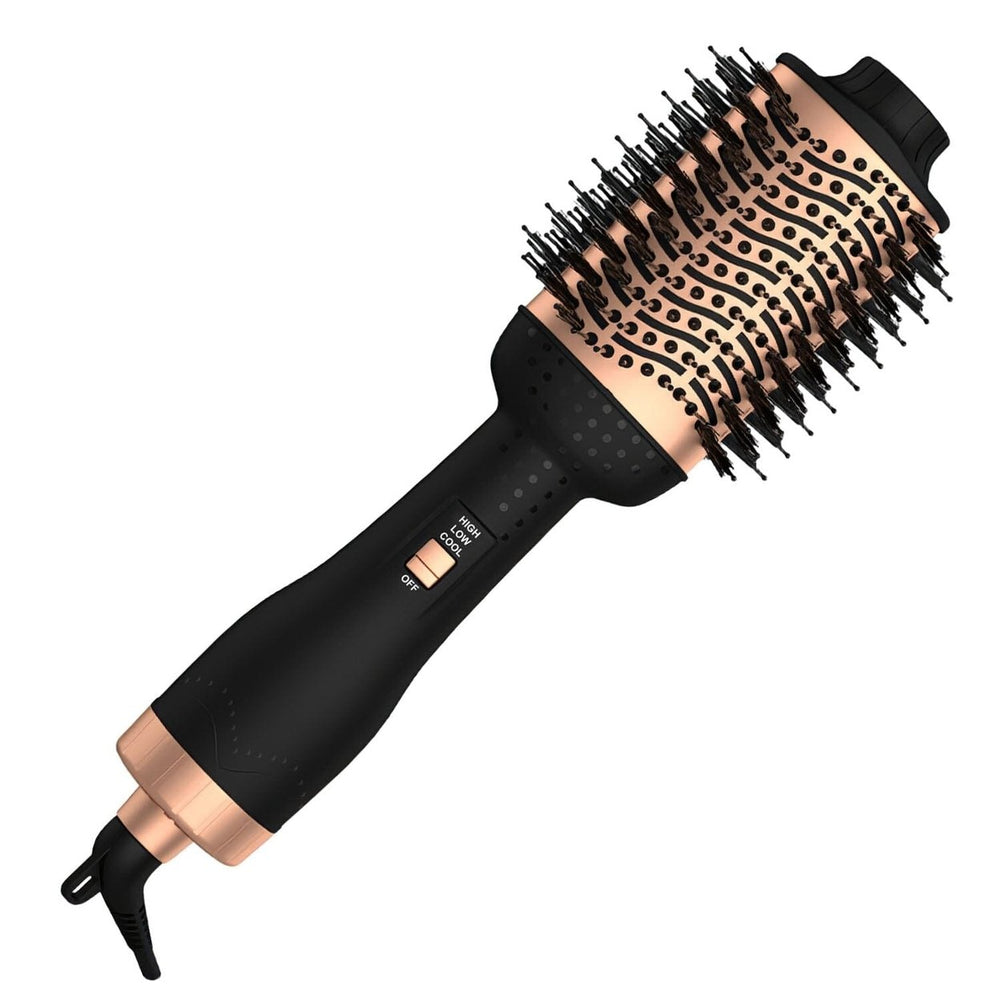 4-in-1 Hari Dryer Brush Curling Styler Volumizer Straightener Negative Ion Anti-Frizz Image 2