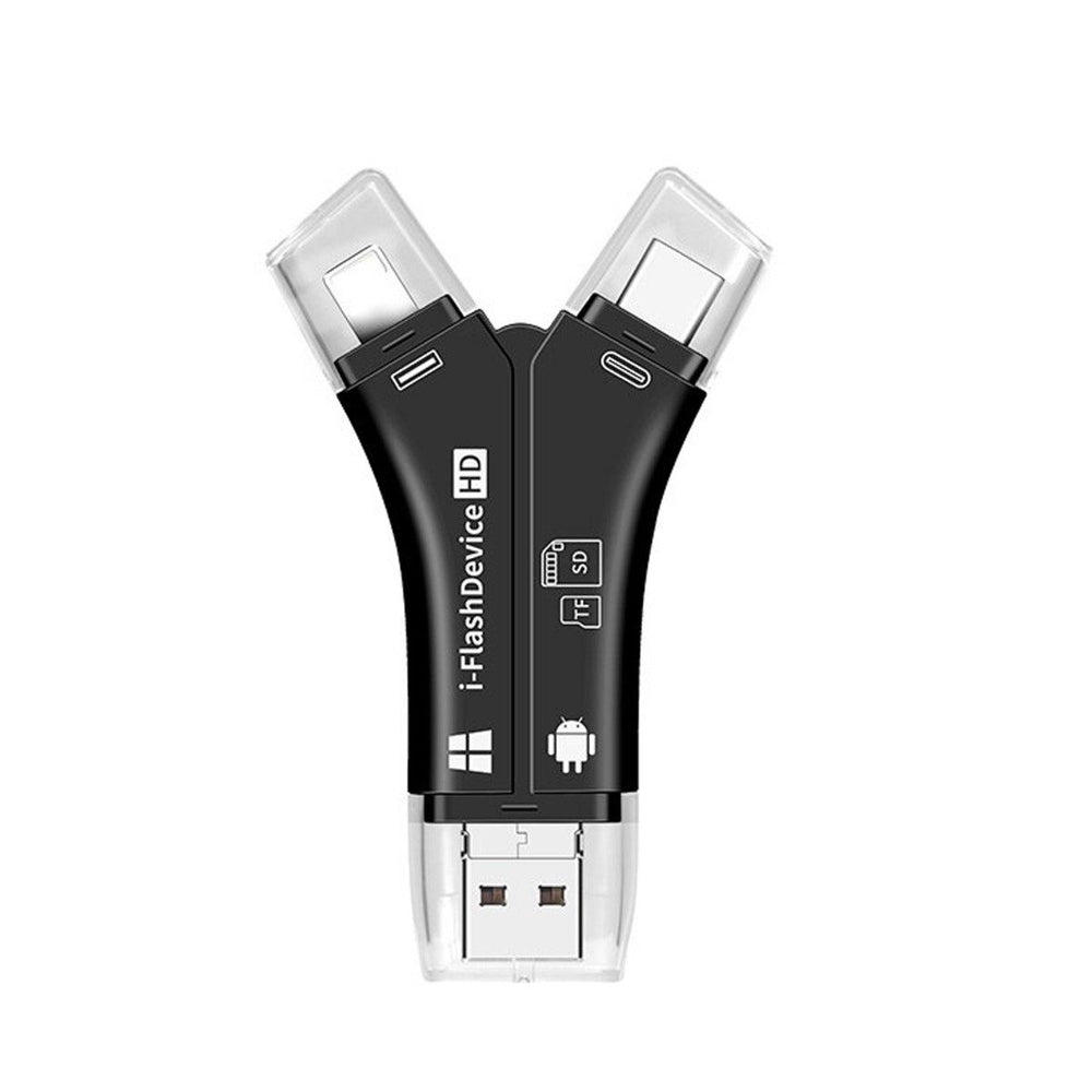 4-in-1 SD Memory Card Reader and Adapter Image 2