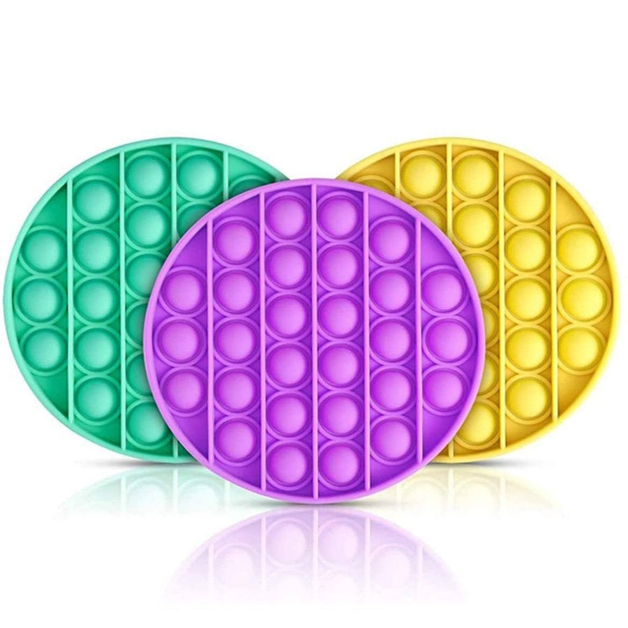 3-Pieces: Bubble Squeeze Sensory Fidget Toy Image 1