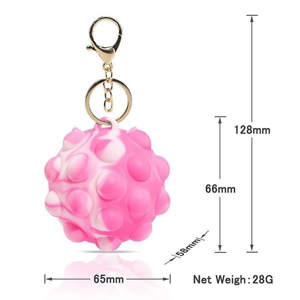 3D Pop Ball Fidget Toy Keychain Stress Reliever For Children and Adults Image 7