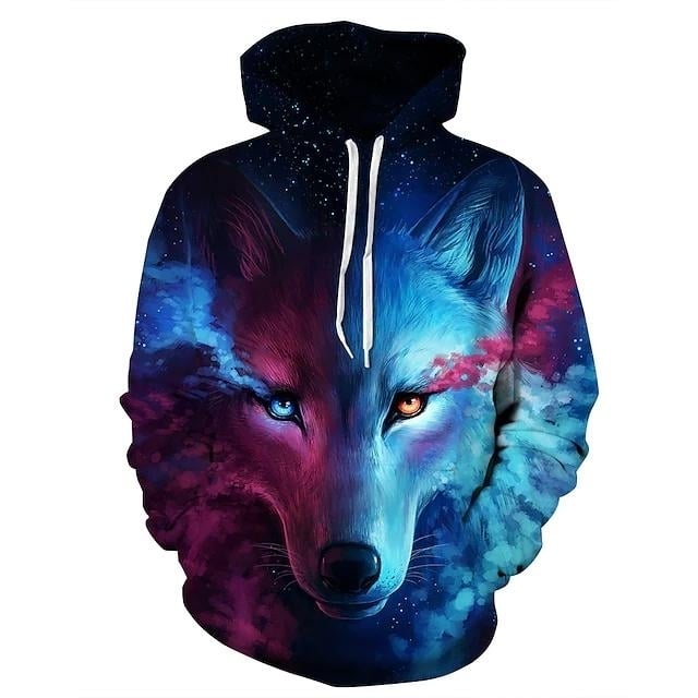 3D Printed Hoodies Sweatshirts Unisex Pullover Image 1